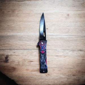 7358 Cuchillo Camping Diseño London en Blíster