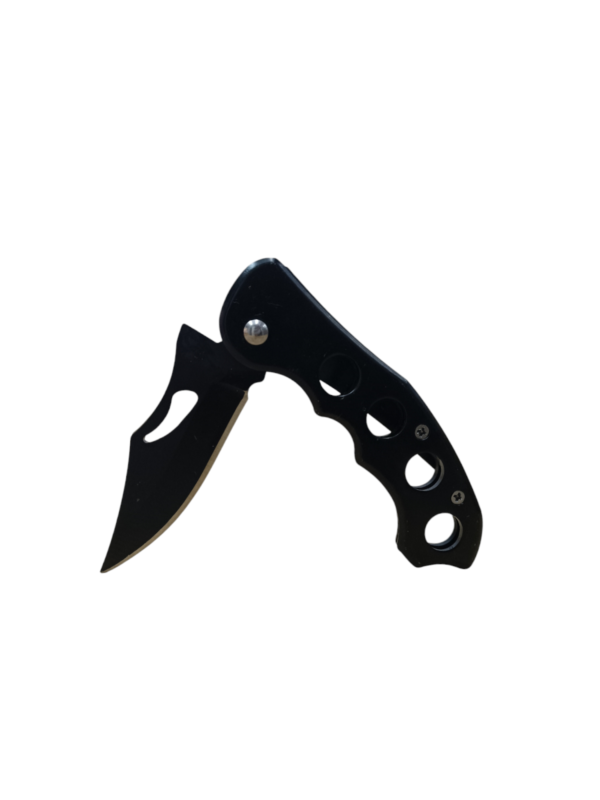7356 Cuchillo de Camping Negro en Blíster - Imagen 3