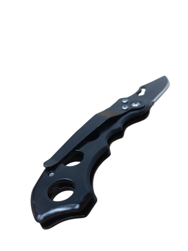 7356 Cuchillo de Camping Negro en Blíster - Imagen 2