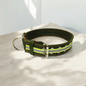 7230 Collar Doble Hebilla C/torcedor y Cinta Reflectante (65x4cm)