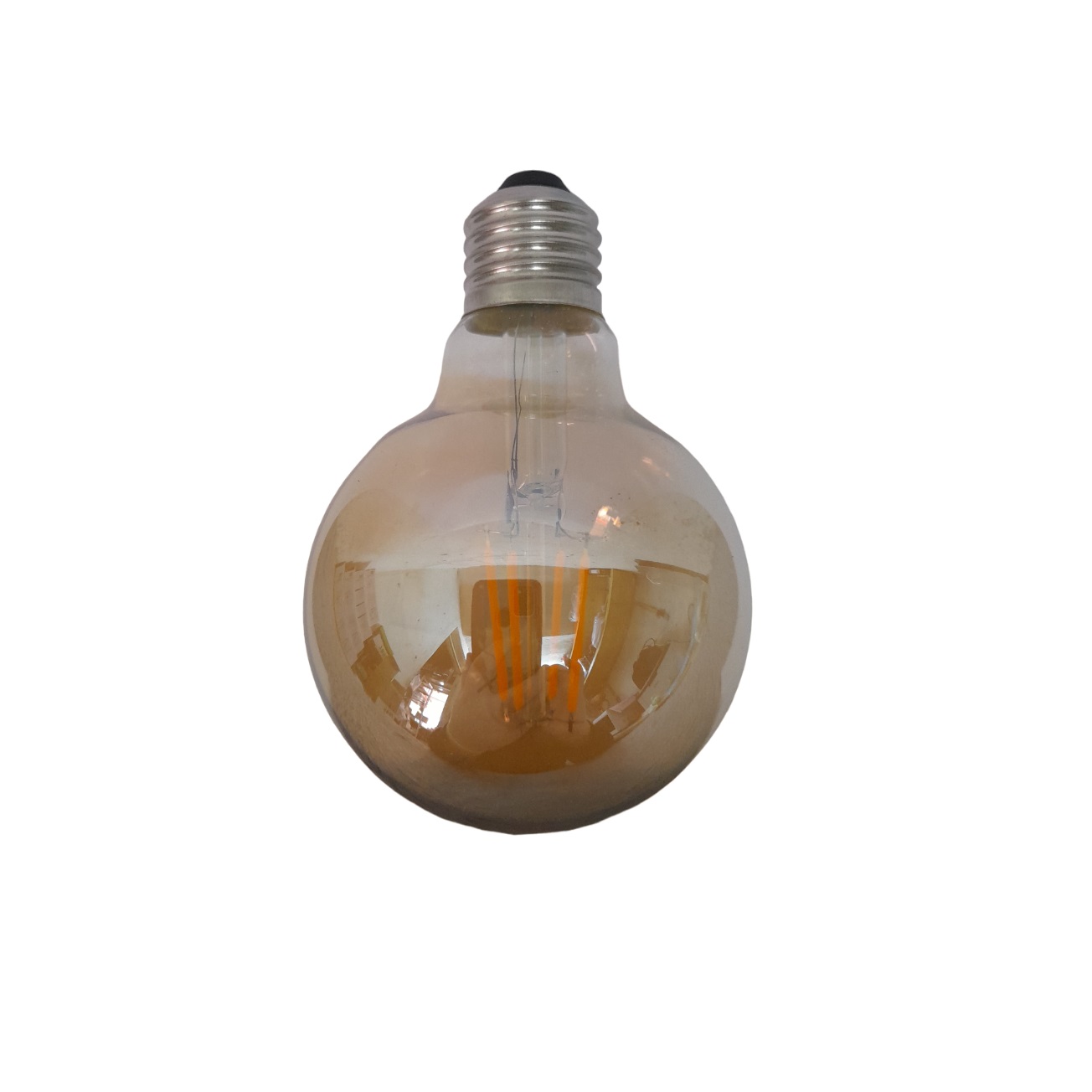 7845 Bombita LED Vintage Redonda Color Té E27 - DelSur Importaciones