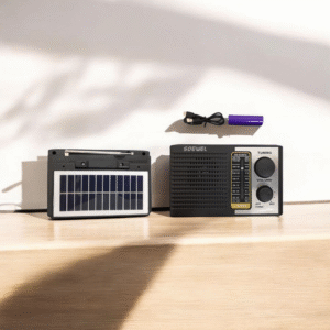 7877 Radio AM/FM Solar SEVEL Recargable con Panel Solar