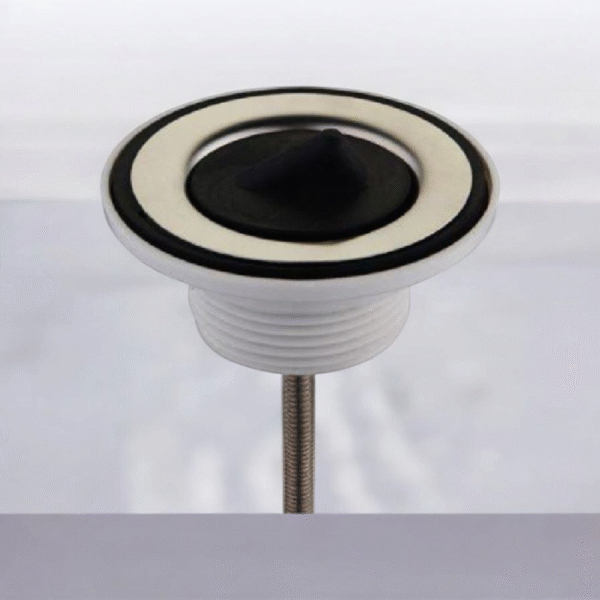 7543 Válvula Pileta Baño Plástico con Tapón 7cm