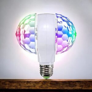 7803 Lampara Doble Giratoria de Colores