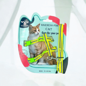 7089 Correa Gato c/Pretal Reflectiva (120x1cm)