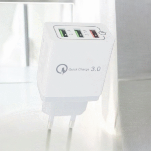 7809 Ficha Cargador Cel Rápida 3 USB