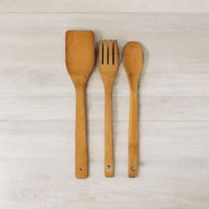 1128 Set de 3 Cucharas de Madera