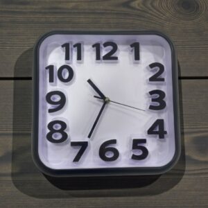 3659 - Reloj cuadrado de pared 31 cm