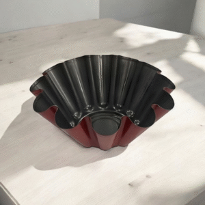 3720 - Molde para torta ondulado de metal 9 x 19 cm