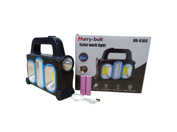 7826 Linterna Solar Multifuciones LED Blue RECARGABLE - Imagen 3