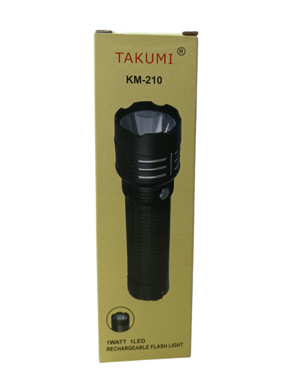 3424 Linterna led recargable KM-210 de 16cm - Imagen 3