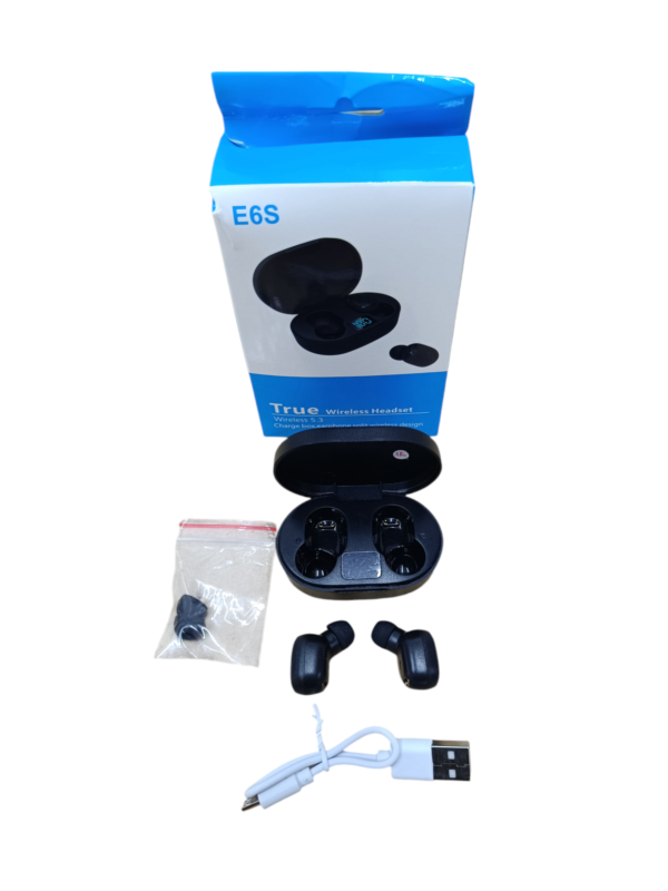 7939 Auriculares Bluetooth True E6s - Imagen 2