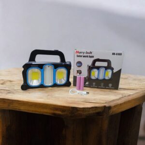7826 Linterna Solar Multifuciones LED Blue RECARGABLE