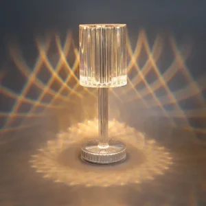 8049 Veladora Punta Design Crystal Table Lamp