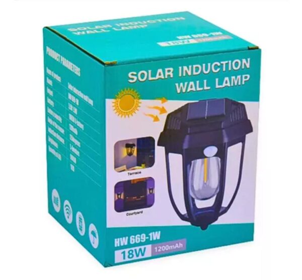 8046 Farol LED Solar Exterior HW 669 - 18W - Imagen 3