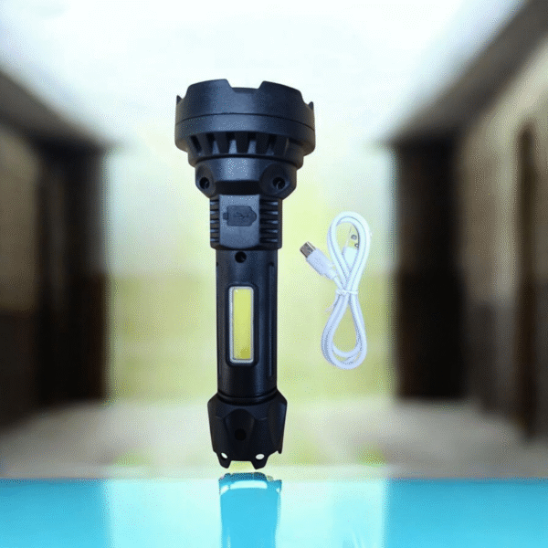 8041 Linterna en Blister Flaslight 5W LED + COB