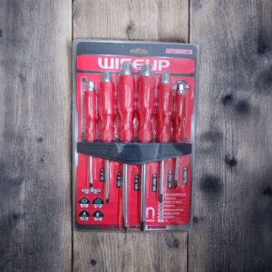 4522 Set de 6 Destornilladores con Base WISEUP