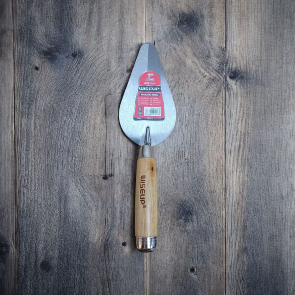 4534 Cuchara Albañilería Mango de Madera WISEUP