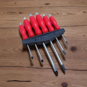 4522 Set de 6 Destornilladores con Base WISEUP