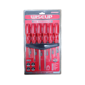 4553 Set de 6 Destornilladores ROJO WISEUP