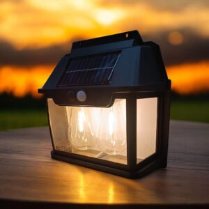 7961 Farol LED solar Doble Bombita