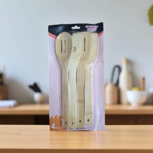 3522 Set de menage de madera x4