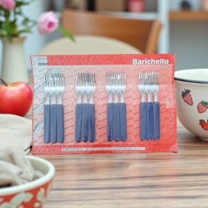 9517 Juego Barichello tenedor X 12 Azul