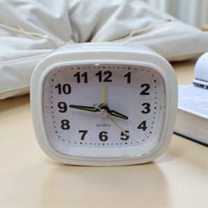 4015 Reloj Despertador Blanco 10x9cm