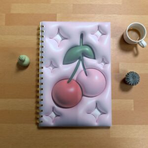 3994  Libreta doble espiral B5 grande con renglones 17x25cm 60hojas