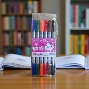 3881 Set de 6 marcadores de colores doble punta