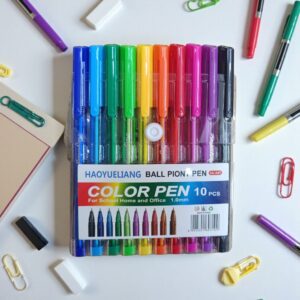 3889 Set de 10 lapiceras de colores