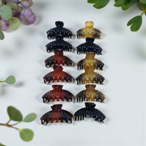 2918 Broche p/pelo diamante doble diente 9x5cm (Venta minima 12 unidades)