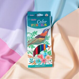 4163 Set 12 lápices largos colores