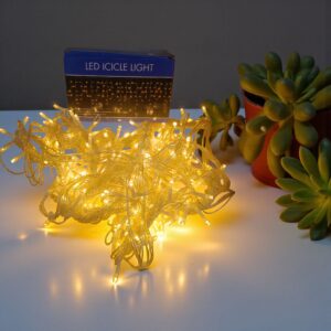 4243 Cortina luces LED 3.5X2 mts calida 220v