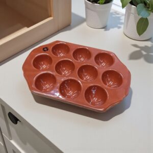 9294 Provolonera 10 cavid. ceramica rect. 18,4x12x2.4cm