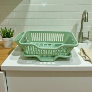 2242 Escurre platos con bandeja 45x23x18cm