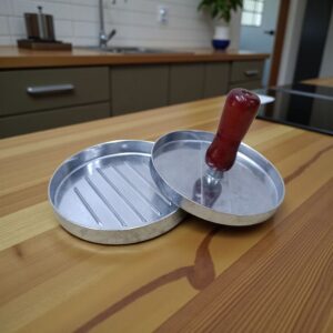3126 Molde para hamburguesas metálico 12cm