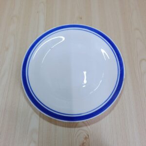 3765 Plato llano redondo de ceramica 23 cm con diseño