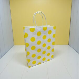 3715 Bolsa para regalo de papel lunares 33x25cm (Vta miníma 12unid)