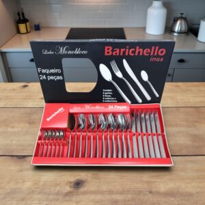 9564 Juego de cubiertos Barichello x 24 pzas. plateado