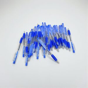 1429 Lapicera Azul c/punta de metal (pack de 50 unidades)