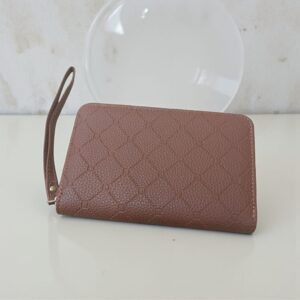 4090 Monedero rombos cierre y correa 16x10cm