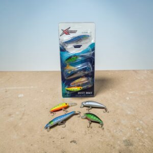 7264 Set de 4 Señuelos Xfish Bait
