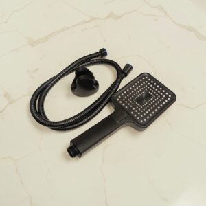 7430 Kit de Ducha Zeta Negro en Blister