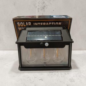 8147 Foco Solar 3 Bombitas con Sensor