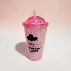 2827 Vaso de plastico con gel refrigerante y sorbito