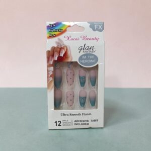 44985 Set 12 uñas postizas c/adhesivo