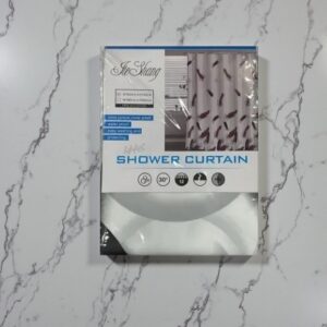 4445  Cortina para baño estampada símil tela 180x180 cm