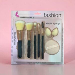 44994 Set de pinceles para maquillaje y esponjas 8 Pzas
