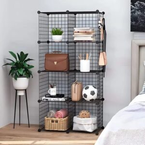 45036 Organizador, estantería 8 módulos metálicos